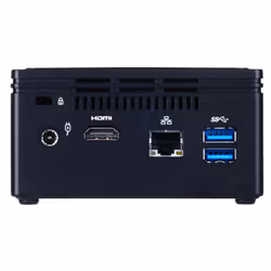 Gigabyte GB-BACE-3160 barebone PC/ poste de travail 0,69L mini PC Noir J3160 1,6 GHz