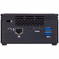 Gigabyte GB-BPCE-3455 barebone PC/ poste de travail 0,69L mini PC Noir BGA 1296 J3455 1,5 GHz - Vue supplémentaire 3