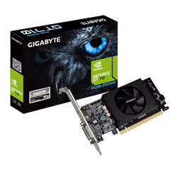 Gigabyte GV-N710D5-2GL, GeForce GT 710, 2 Go, GDDR5, 64 bit, 4096 x 2160 pixels, PCI Express x8 2.0
