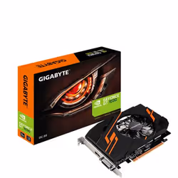 Gigabyte GV-N1030OC-2GI, GeForce GT 1030, 2 Go, GDDR5, 64 bit, 4096 x 2160 pixels, PCI Express 3.0