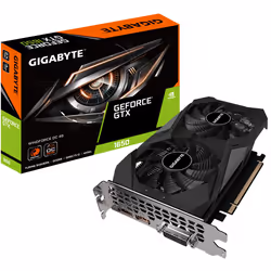 Gigabyte GV-N1656WF2OC-4GD, GeForce GTX 1650, 4 Go, GDDR6, 128 bit, 7680 x 4320 pixels, PCI Express x16 3.0