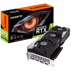 Gigabyte GAMING GV-N307TGAMING OC-8GD, GeForce RTX 3070 Ti, 8 Go, GDDR6X, 256 bit, 7680 x 4320 pixels, PCI Express x16 4.0