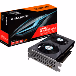 Gigabyte EAGLE Radeon RX 6500 XT 4G, Radeon RX 6500 XT, 4 Go, GDDR6, 64 bit, 7680 x 4320 pixels, PCI Express 4.0