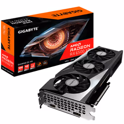 Gigabyte GAMING Radeon RX 6500 XT OC 4G, Radeon RX 6500 XT, 4 Go, GDDR6, 64 bit, 7680 x 4320 pixels, PCI Express 4.0