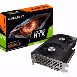 Gigabyte GAMING GeForce RTX 3060 OC 8G (rev. 2.0), GeForce RTX 3060, 8 Go, GDDR6, 128 bit, 7680 x 4320 pixels, PCI Express 4. ...