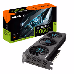 Gigabyte EAGLE GeForce RTX 4060 Ti 8G, GeForce RTX 4060 Ti, 8 Go, GDDR6, 128 bit, 7680 x 4320 pixels, PCI Express 4.0