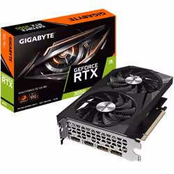 Gigabyte GeForce RTX 3050 WINDFORCE OC V2 8G, GeForce RTX 3050, 8 Go, GDDR6, 128 bit, 7680 x 4320 pixels, PCI Express 4.0
