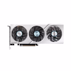 Gigabyte EAGLE GeForce RTX 4060 OC ICE, GeForce RTX 4060, 8 Go, GDDR6, 128 bit, 7680 x 4320 pixels, PCI Express 4.0