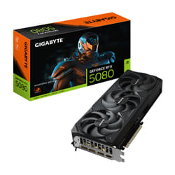 GIGABYTE GeForce RTX 5080 WINDFORCE SFF 16G Carte Graphique - 16 GB GDDR7, 256 bits, PCI-E 5.0, XXXX MHz Core Clock, 3 x DisplayPort, 1 x HDMI, GV-N5080WF3-16GD
