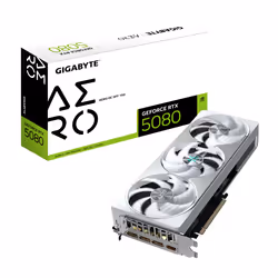 GIGABYTE GeForce RTX 5080 AERO OC SFF 16G Carte graphique - 16 Go GDDR7, 256 bits, PCI-E 5.0, 2730MHz Core Clock, 3 x Display ...