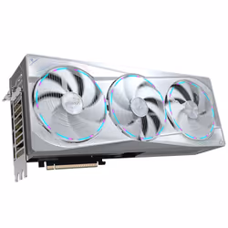 GIGABYTE AORUS GeForce RTX 5080 MASTER ICE 16G Carte Graphique - 16Go GDDR7, 256 bits, PCI-E 5.0, 2805MHz Core Clock, 3 x DP 2.1a, 1 x HDMI 2.1b, NVIDIA DLSS 4, GV-N5080AORUSM ICE-16GD