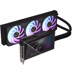 GIGABYTE AORUS GeForce RTX 5080 XTREME WATERFORCE 16G Carte Graphique - 16Go GDDR7, 256 bits, PCI-E 5.0, 2805MHz Core Clock, 3 x DP 2.1a, 1 x HDMI 2.1b, NVIDIA DLSS 4, GV-N5080AORUSX W-16GD