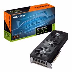 GIGABYTE GeForce RTX 5070 EAGLE OC SFF 12G Carte Graphique - 12 Go GDDR7, 192 bits, PCI-E 5.0, XXXX MHz Core Clock, 3 x DP 2. ...