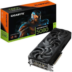 GIGABYTE GeForce RTX 5080 WINDFORCE OC SFF 16G Carte Graphique - 16Go GDDR7, 256 bits, PCI-E 5.0, 2670MHz Fréquence du Cœur, 3 x DP 2.1a, 1 x HDMI 2.1b, GV-N5080WF3OC-16GD