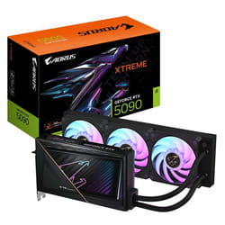 GIGABYTE AORUS GeForce RTX 5090 XTREME WATERFORCE 32G Carte Graphique - 32Go GDDR7, 512 bits, PCI-E 5.0, 2655 MHz Fréquence du Cœur, 3 x DP 2.1a, 1 x HDMI 2.1b, NVIDIA DLSS 4, GV-N5090AORUSX W-32GD