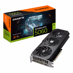 GIGABYTE GeForce RTX 5060 GAMING OC 8G Carte Graphique - 8GB GDDR7, 128bit, PCI-E 5.0, 2595 MHz Fréquence du cœur, 3 x Displa ...