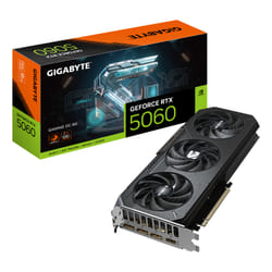 GIGABYTE GeForce RTX 5060 GAMING OC 8G Carte Graphique - 8GB GDDR7, 128bit, PCI-E 5.0, 2595 MHz Fréquence du cœur, 3 x DisplayPort, 1 x HDMI, GV-N5060GAMING OC-8GD