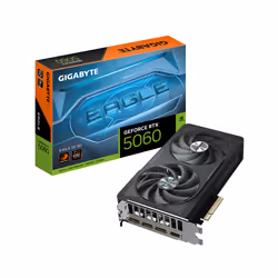 GIGABYTE GeForce RTX 5060 EAGLE OC 8G Carte Graphique - 8GB GDDR7, 128bit, PCI-E 5.0, 2550 MHz Fréquence du cœur, 3 x Display ...