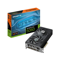 GIGABYTE GeForce RTX 5060 EAGLE OC 8G Carte Graphique - 8GB GDDR7, 128bit, PCI-E 5.0, 2550 MHz Fréquence du cœur, 3 x DisplayPort, 1 x HDMI, GV-N5060EAGLE OC-8GD