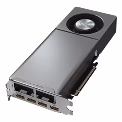 GIGABYTE Radeon AI PRO R9700 AI TOP 32G Carte Graphique – 32 Go GDDR6, 256 bits, PCI-E 5.0, 2920 MHz Fréquence du processeur, 3 x DisplayPort, 1 x HDMI, GV-N506TWF2MAX OC-16GD - Vue supplémentaire 3