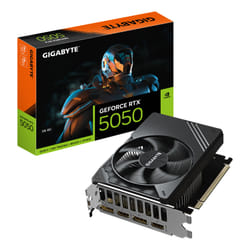 GIGABYTE GeForce RTX 5050 D6 8G Carte Graphique - 8 GB GDDR6, 128bit, PCI-E 5.0, 2572MHz Fréquence du cœur, 2 x DP, 2 x HDMI, NVIDIA DLSS 4, GV-N5050D6-8GD