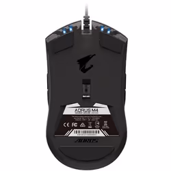 Gigabyte AORUS M4 souris Ambidextre USB Type-A Optique 6400 DPI