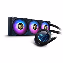 Gigabyte AORUS WATERFORCE X 360, Refroidisseur de liquide tout-en-un, 12 cm, 60,07 cfm, Noir