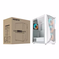 Gigabyte C301 GLASS WHITE unité centrale Midi Tower Blanc - Vue supplémentaire 8