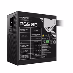 GIGABYTE GP-P650G unité d'alimentation d'énergie 650 W 20+4 pin ATX ATX Noir - Vue supplémentaire 4