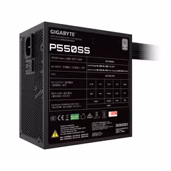 GIGABYTE P550SS unité d'alimentation d'énergie 550 W 20+4 pin ATX Noir - Vue supplémentaire 7