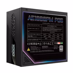 GIGABYTE AORUS ELITE P1000W unité d'alimentation d'énergie 1000 W 20+4 pin ATX ATX Noir - Vue supplémentaire 7