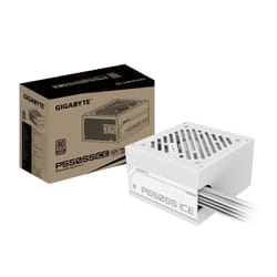 GIGABYTE P550SS ICE Bloc d'Alimentation - PCIe 5.0, 80 PLUS Silver, Ventilateur 120 mm, Compatible ATX 3.0, Prise EU