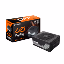 GIGABYTE UD1600PM PG5 AI TOP Bloc d'Alimentation - PCIe 5.0, 80 PLUS Platinum, Design entièrement modulaire, Ventilateur 120  ...