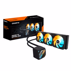 GIGABYTE GAMING 360 Refroidisseur Liquide pour CPU - 3x120 mm Ventilateurs ARGB, Mécanisme d'emboîtement coulissant, DAISY-CH ...