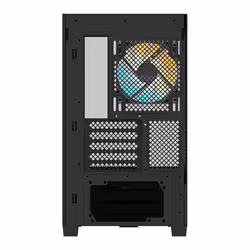 GIGABYTE C201 PANORAMIC Boîtier PC – Tour Moyenne, m-ATX, prise en charge radiateur 360 mm, 3 ventilateurs préinstallés, USB 3.0, compatible RGB Fusion - Vue supplémentaire 5