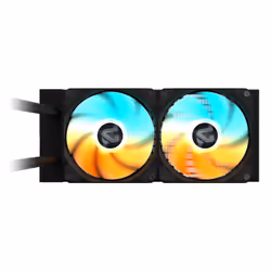 GIGABYTE GAMING 240 Refroidisseur Liquide pour CPU - 2x120mm Ventilateurs ARGB, mécanisme d’emboîtement coulissant, DAISY-CHAIN, Compatible Intel LGA 1851 et AMD AM5