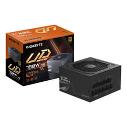 GIGABYTE UD750GM PG5 V2 Bloc d'Alimentation – PCIe Gen 5.1, 80 PLUS Gold, Conception entièrement modulaire, Ventilateur 120 mm, Compatible ATX 3.1, Prise EU