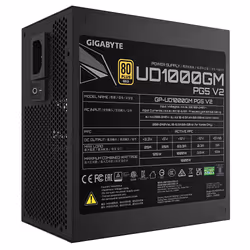 GIGABYTE UD1000GM PG5 V2 Bloc d’Alimentation – PCIe Gen 5.1, 80 PLUS Gold, Conception entièrement modulaire, Ventilateur 120 mm, Compatible ATX 3.1, Prise EU - Vue supplémentaire 6