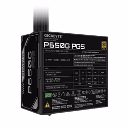 GIGABYTE P650G PCIE 5.1 Alimentation – PCIe 5.1, 80 PLUS Silver, ventilateur 120mm, compatible ATX 3.1, prise EU - Vue supplémentaire 5