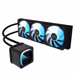 GIGABYTE EAGLE 360 Système de Refroidissement Liquide pour CPU - 3x120mm Ventilateurs ARGB, écran LCD couleur, DAISY-CHAIN, Compatible Intel LGA 1851 et AMD AM5 - Vue supplémentaire 2