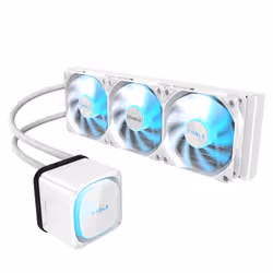 GIGABYTE EAGLE 360 ICE Système de Refroidissement Liquide pour CPU - 3x120mm Ventilateurs ARGB, écran LCD couleur, DAISY-CHAIN, Compatible Intel LGA 1851 et AMD AM5 - Vue supplémentaire 2