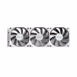 GIGABYTE EAGLE 360 ICE Système de Refroidissement Liquide pour CPU - 3x120mm Ventilateurs ARGB, écran LCD couleur, DAISY-CHAIN, Compatible Intel LGA 1851 et AMD AM5 - Vue supplémentaire 4