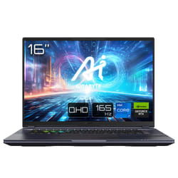 GIGABYTE AORUS 16X ASG 2024 - 16 pouces, 165Hz QHD, Intel Core i7-14650HX, RTX 4070 GPU, 16GB DDR5 5600MHz, 1x 1TB Gen4 SSD, Dolby Atmos,