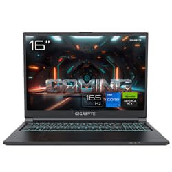 GIGABYTE G6 KF-73ES893KD laptop Intel® Core™ i7 i7-13700H Ordinateur portable 40,6 cm (16") Full HD+ 16 Go DDR5-SDRAM 512 Go SSD NVIDIA GeForce RTX 4060 Wi-Fi 6E (802.11ax) DOS gratuit Noir