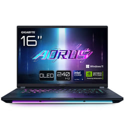 GIGABYTE AORUS MASTER 16 BZHC6PTE64SP laptop Intel Core Ultra 9 275HX Ordinateur portable 40,6 cm (16") WQXGA 32 Go DDR5-SDRAM 1 To SSD NVIDIA GeForce RTX 5090 Wi-Fi 7 (802.11be) Windows 11 Pro Noir