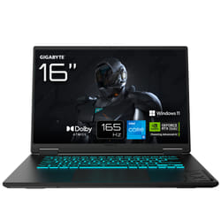 GIGABYTE GAMING A16 CTH Ordinateur Gaming – 16", 165Hz WUXGA, Intel Core i5-13620H, NVIDIA RTX 5050, 16Go DDR5 5200MHz, 1 x SSD Gen4 1To, Win 11 Home, Garantie 2 ans, Dolby Atmos, GAMING A16 CTHI3FR894SH