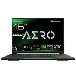 GIGABYTE AERO X16 Ordinateur Portable Gaming - 16", 165Hz WQXGA, Ryzen 9 270, RTX 5060, 16Go DDR5 5200MHz, SSD Gen4 1To, Windows 11 Home, Garantie 2 ans, Dolby Atmos, AERO X16 3VHL3FRC94DH