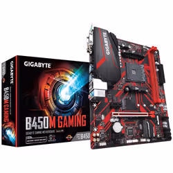 Gigabyte B450M GAMING, AMD, Emplacement AM4, AMD Athlon, AMD Ryzen™ 3, AMD Ryzen™ 3 de 2e génération, AMD Ryzen™ 3 de 3e géné ...