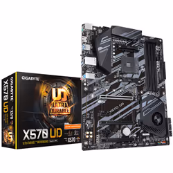 Gigabyte X570 UD, AMD, Emplacement AM4, AMD Ryzen™ 3 de 2e génération, AMD Ryzen™ 3 de 3e génération, AMD Ryzen™ 5 de 2e...,  ...