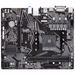 Gigabyte A520M H (rev. 1.0), AMD, Emplacement AM4, AMD Ryzen™ 3 de 3e génération, AMD Ryzen 5 de 3e génération, AMD Ryzen™ 7 ...